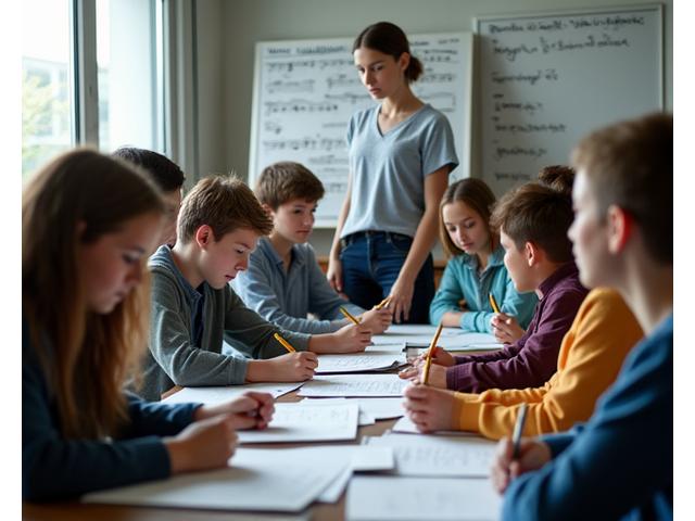 Music theory and songwriting class